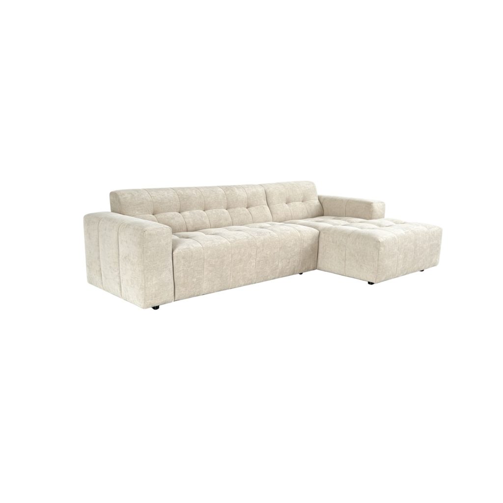 MySofa Ruby Hoekbank Beige 2,5-zits AL + Lounge R - Afbeelding 3
