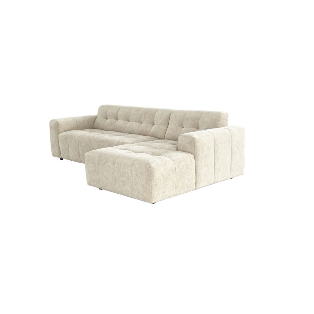 MySofa Ruby Hoekbank Beige 2,5-zits AL + Lounge R - Afbeelding 4