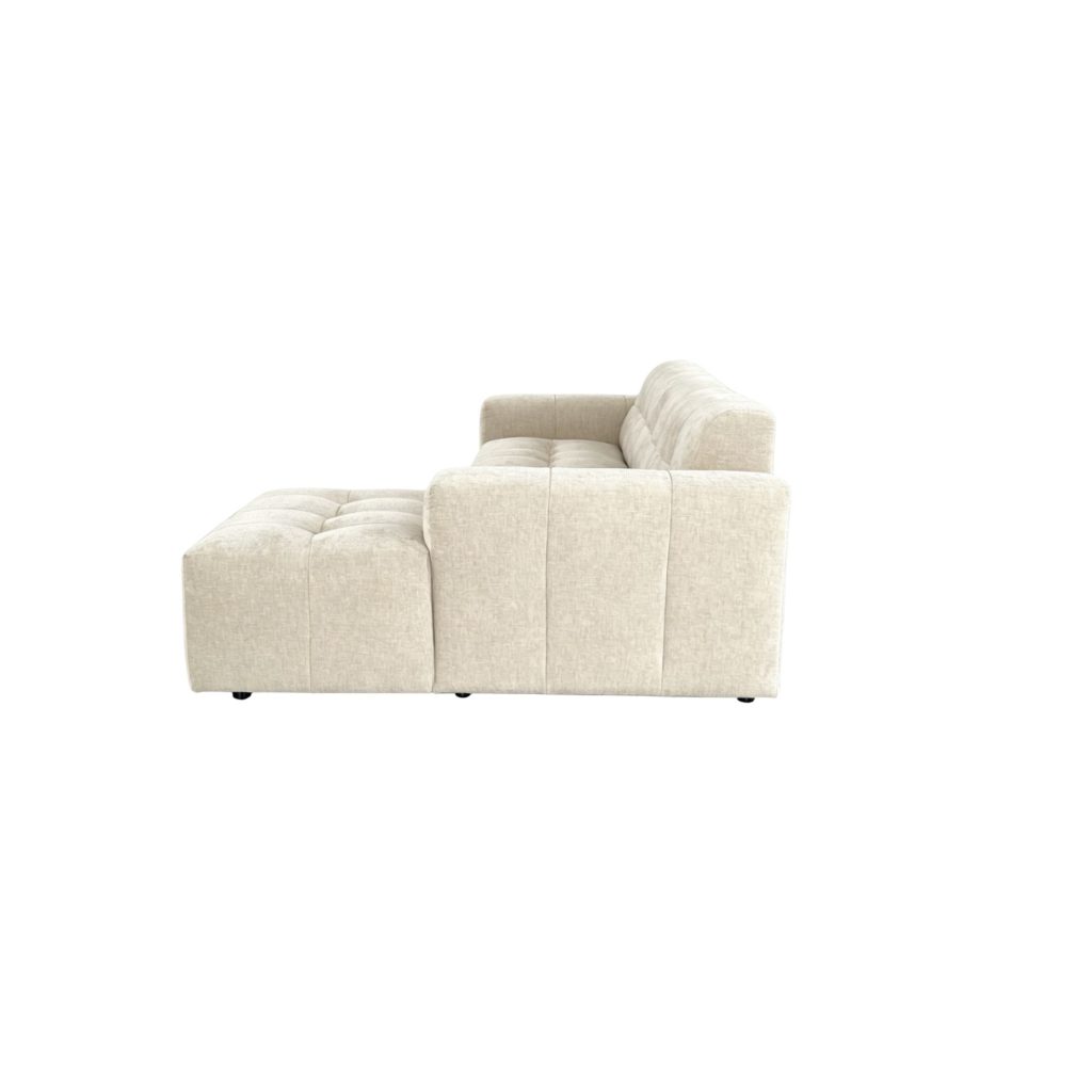 MySofa Ruby Hoekbank Beige 2,5-zits AL + Lounge R - Afbeelding 6