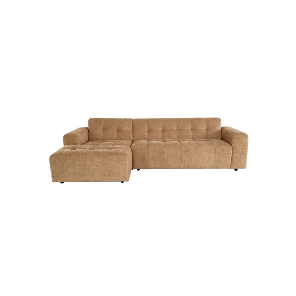 MySofa Ruby hoekbank Camel Lounge L + 2,5-zits arm rechts - Afbeelding 2