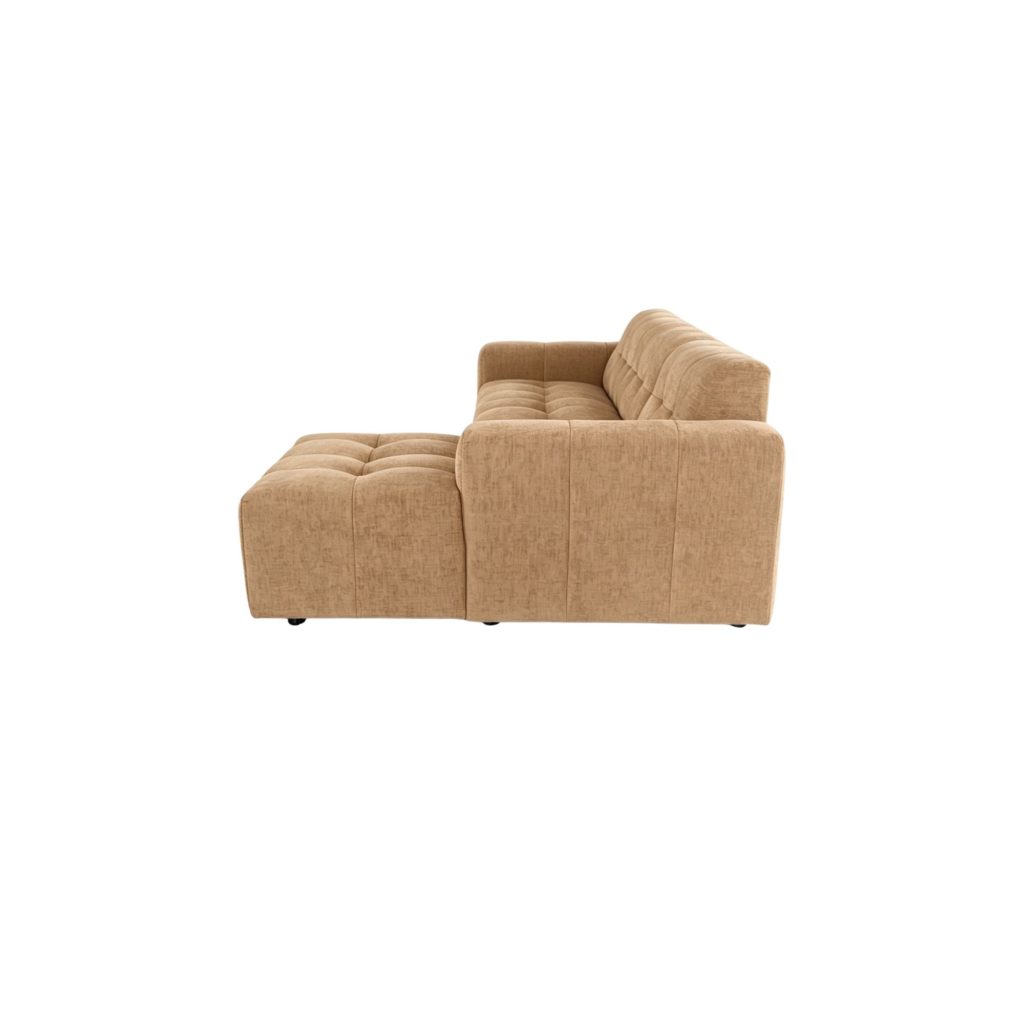 MySofa Ruby Hoekbank Camel 2,5 zits AL + Lounge rechts - Afbeelding 5