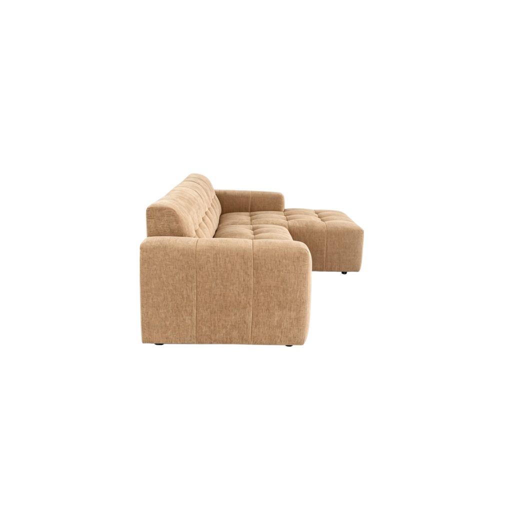 MySofa Ruby Hoekbank Camel 2,5 zits AL + Lounge rechts - Afbeelding 6