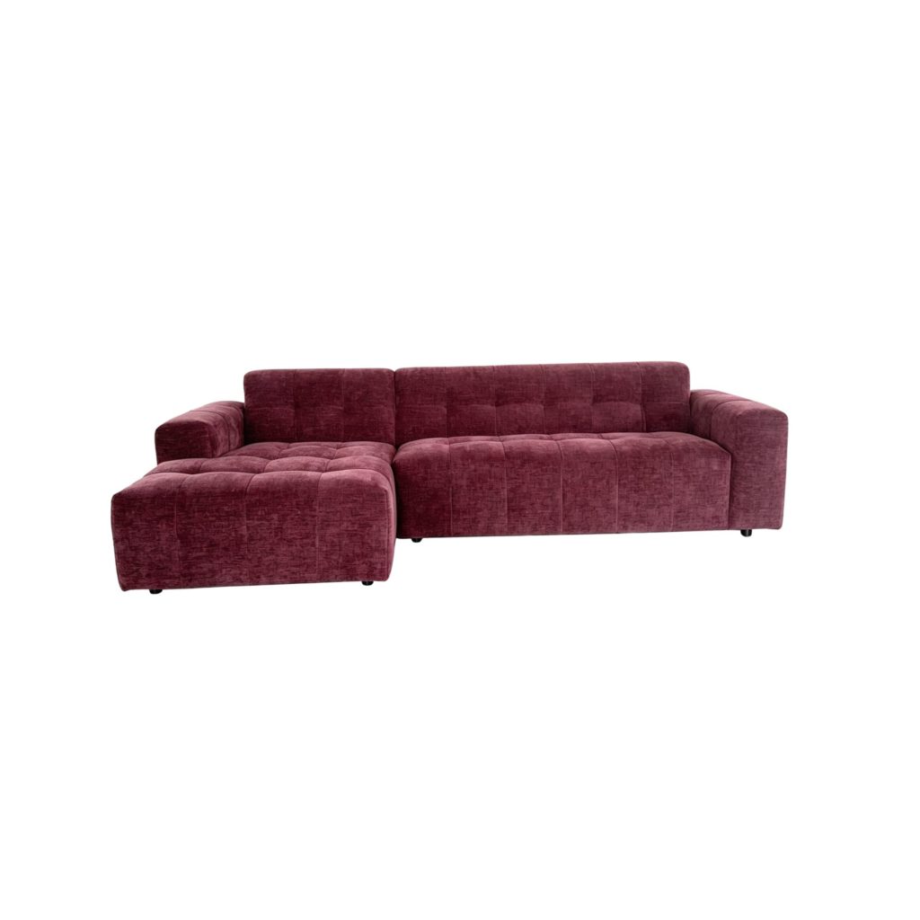 MySofa Ruby Hoekbank Paars Lounge L + 2,5-zits AR - Afbeelding 2