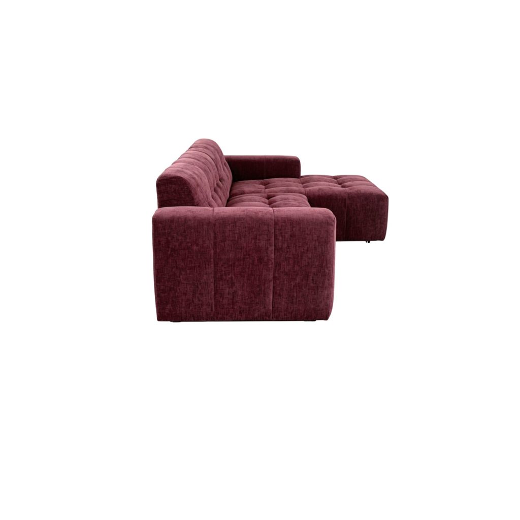 MySofa Ruby Hoekbank Paars 2,5-zits AL + Lounge rechts - Afbeelding 4