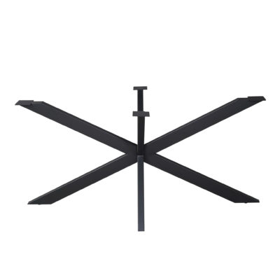 Matrixpoot Zwart Ovaal/Rechthoek 160 cm Koker 4x8 cm