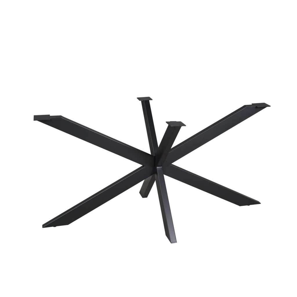 Matrixpoot zwart ovaal/rechthoek 140 cm koker 4x8 cm - Afbeelding 3