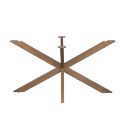 Matrixpoot brons ovaal/rechthoekig 140 cm koker 4x8 cm