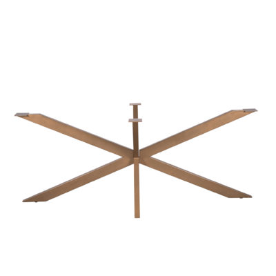 Matrixpoot Brons Ovaal/Rechthoek 190 cm Koker 4x8 cm