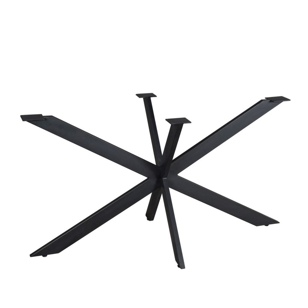 Matrixpoot Zwart Ovaal/Rechthoek 140 cm Koker 2,5x7,5 cm - Afbeelding 3