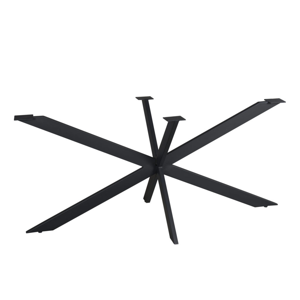 Matrixpoot Zwart Ovaal/Rechthoek 160 cm Koker 2,5x7,5 cm - Afbeelding 3