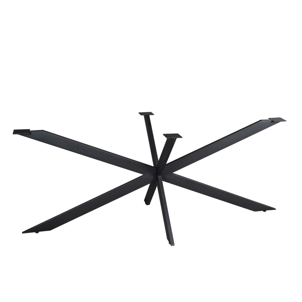 Matrixpoot Zwart Ovaal/Rechthoek 190 cm Koker 2,5x7,5 cm - Afbeelding 3