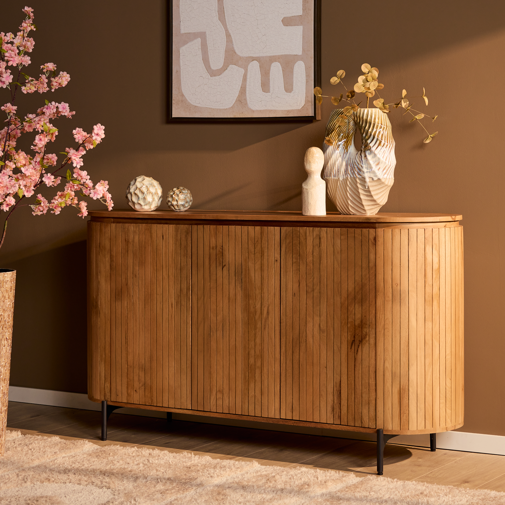 Stermeubilair Dressoir Solana &VerticalLine; 165 cm &VerticalLine; Naturel