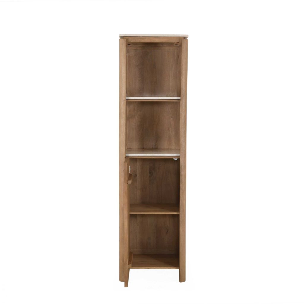 Boekenkast Dallas Naturel Mangohout 55 cm - Afbeelding 2
