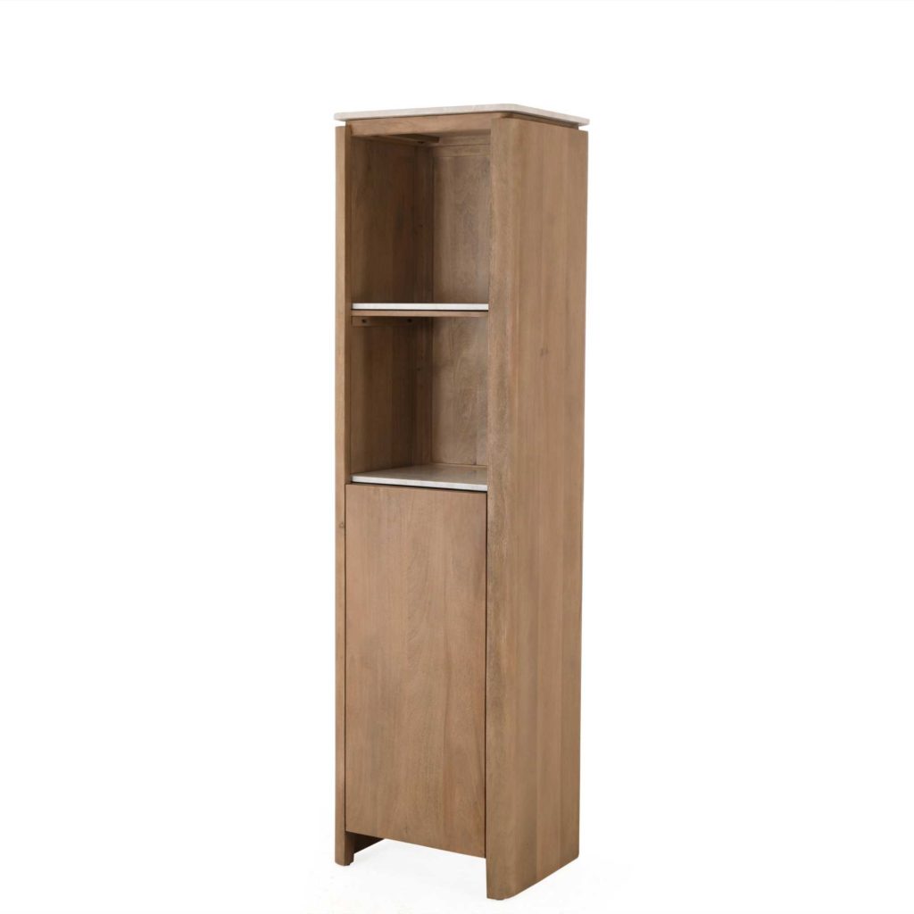 Boekenkast Dallas Naturel Mangohout 55 cm - Afbeelding 3
