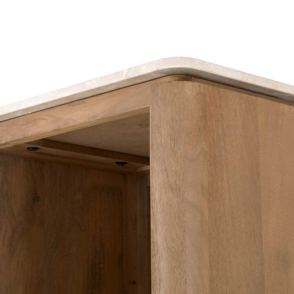 Boekenkast Dallas Naturel Mangohout 55 cm - Afbeelding 5