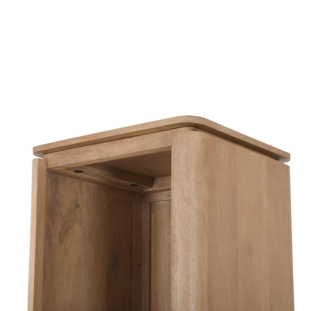 Boekenkast Dallas Naturel Mangohout 55 cm - Afbeelding 7