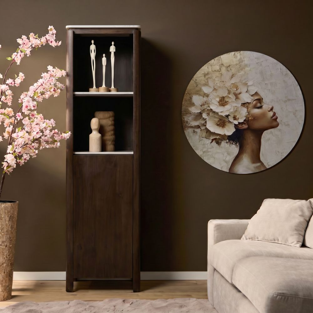 Boekenkast Dallas bruin mangohout 55 cm - Afbeelding 12