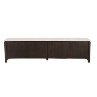 Tv-meubel Dallas bruin mangohout 210 cm