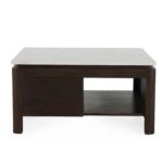 Vierkante salontafel Dallas bruin mangohout 80 cm