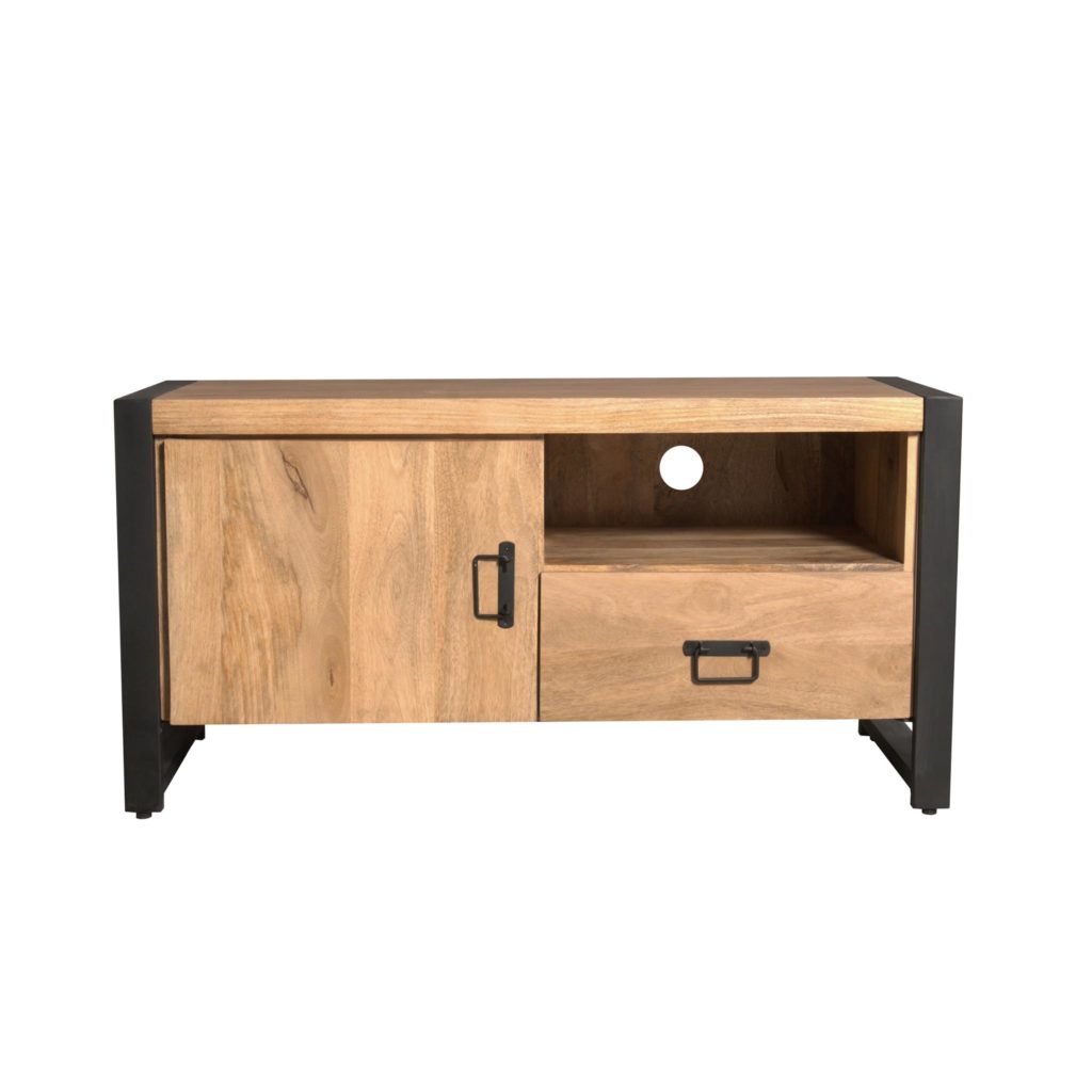 Tv-meubel Britt | 110 cm | met deur en open vak - Afbeelding 2