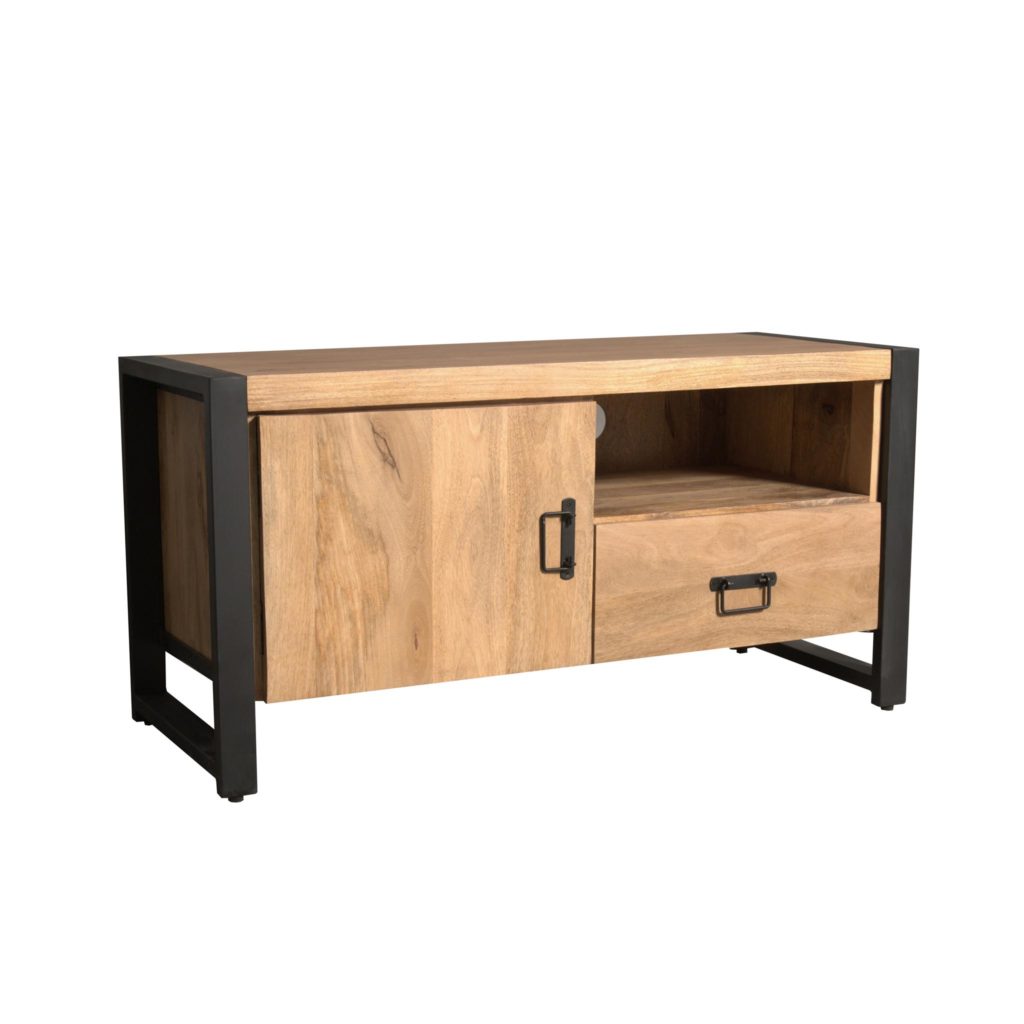Tv-meubel Britt | 110 cm | met deur en open vak - Afbeelding 3