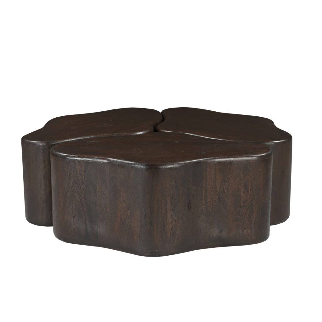 Salontafel Elara Mangohout Bruin 115 cm - Afbeelding 5