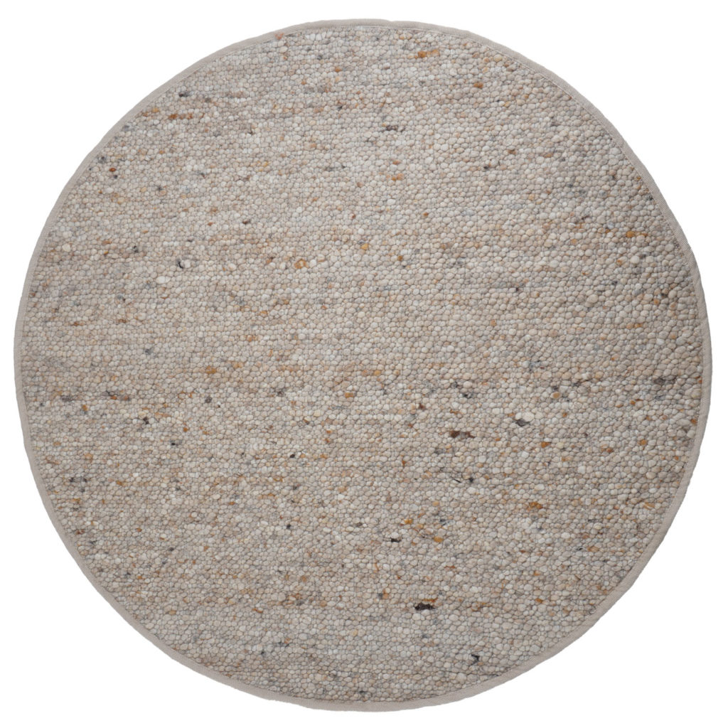 Vloerkleed Stone Licht Beige 462 - Rond ø200 cm