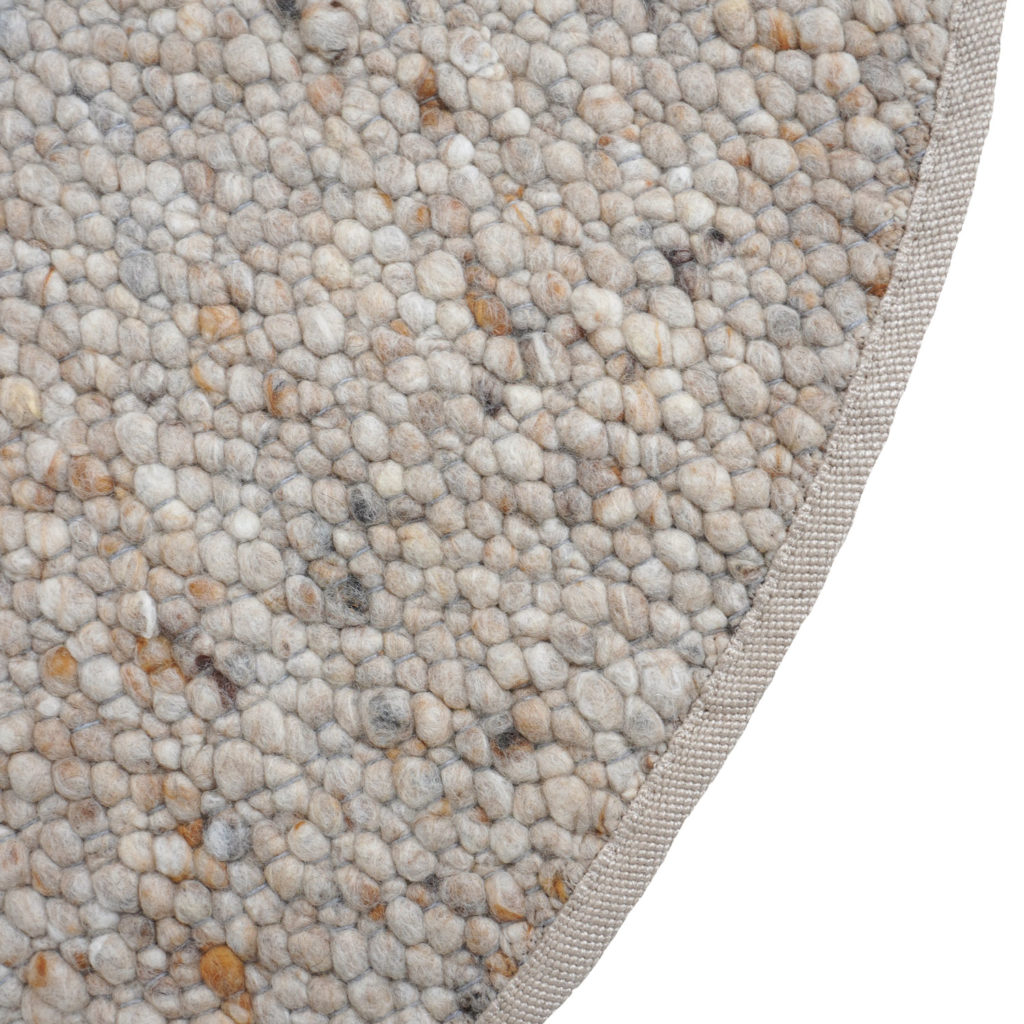 Vloerkleed Stone Licht Beige 462 - Rond ø200 cm - Afbeelding 2