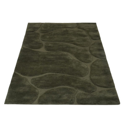 Superior Berber Vloerkleed Dark Green - 160 x 230 cm