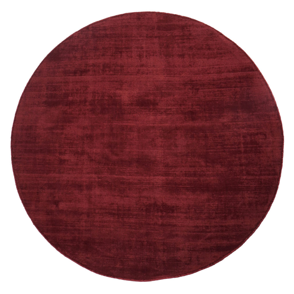 Vloerkleed Cos Bordeaux - Rond ø200 cm