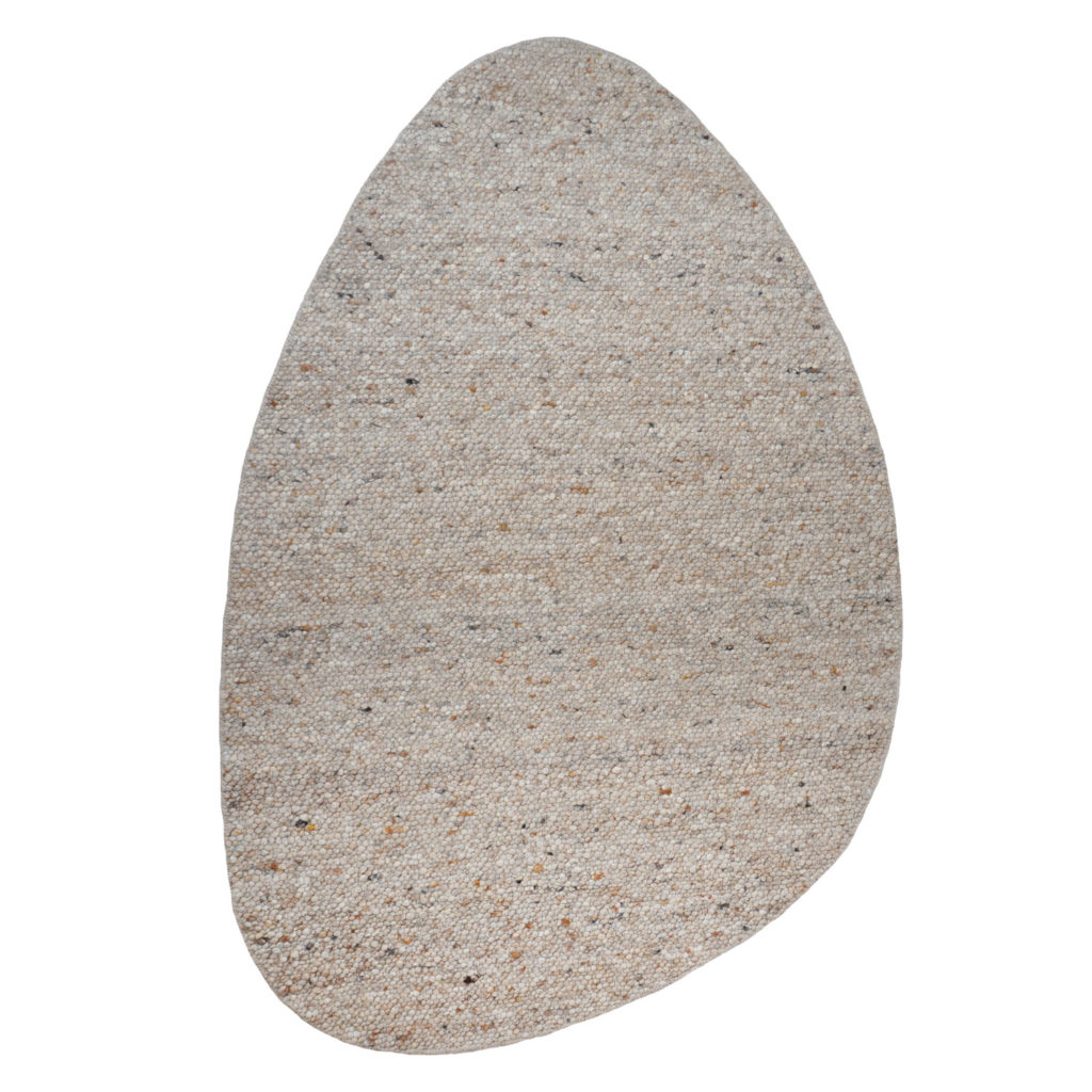Vloerkleed Stone Licht Beige 462 - Kiezelvormig 160 x 230 cm