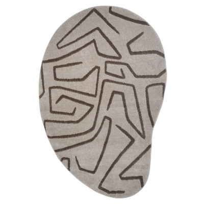 Vloerkleed Labyrint Beige - Organisch 160 x 230 cm