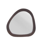 Organische spiegel Lou bruin mangohout 55 cm