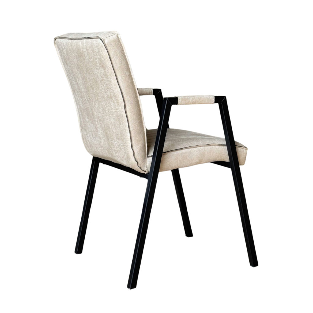 Eetkamerstoel Tivoli Bull | Beige | Met armleuning - Afbeelding 4