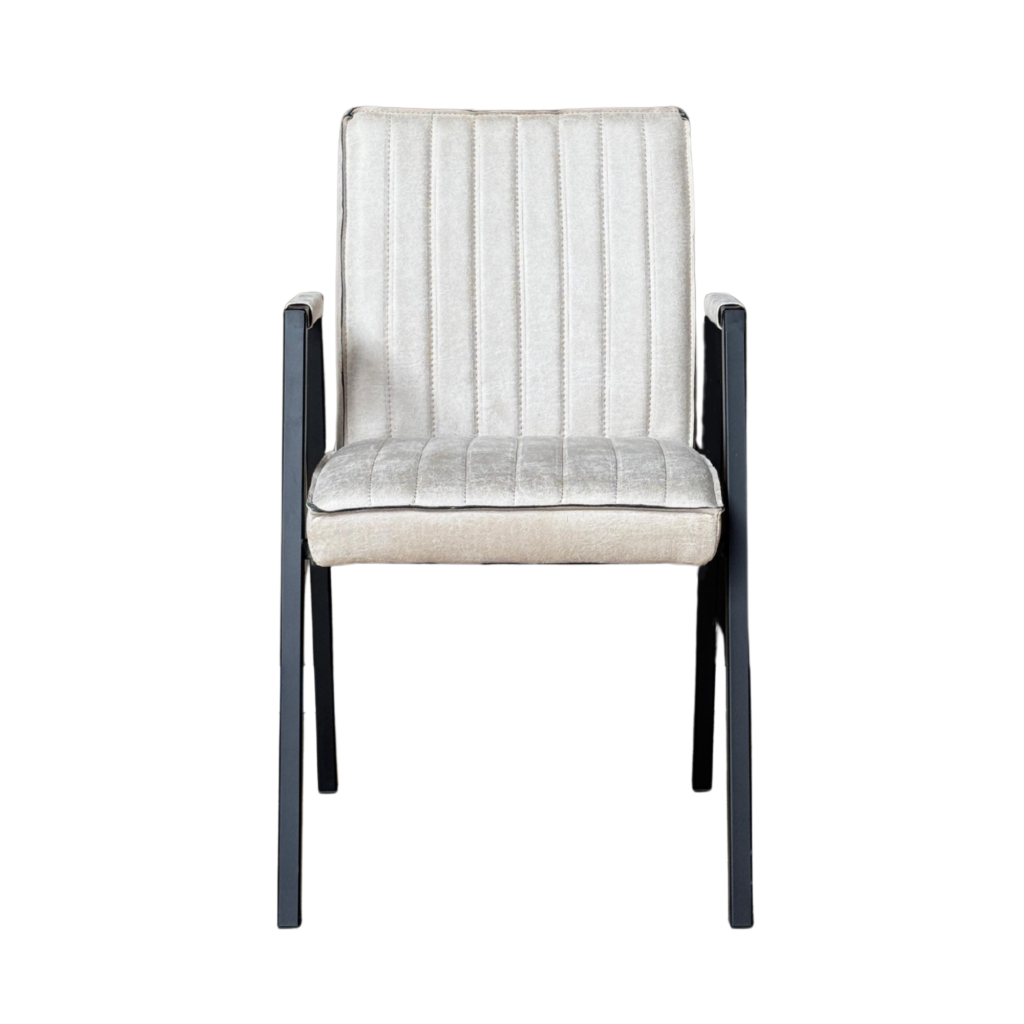 Eetkamerstoel Tivoli Bull | Beige | Met armleuning - Afbeelding 6