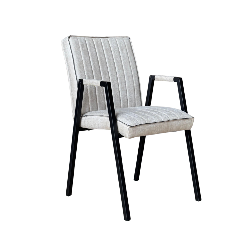 Eetkamerstoel Tivoli Bull | Beige | Met armleuning - Afbeelding 7