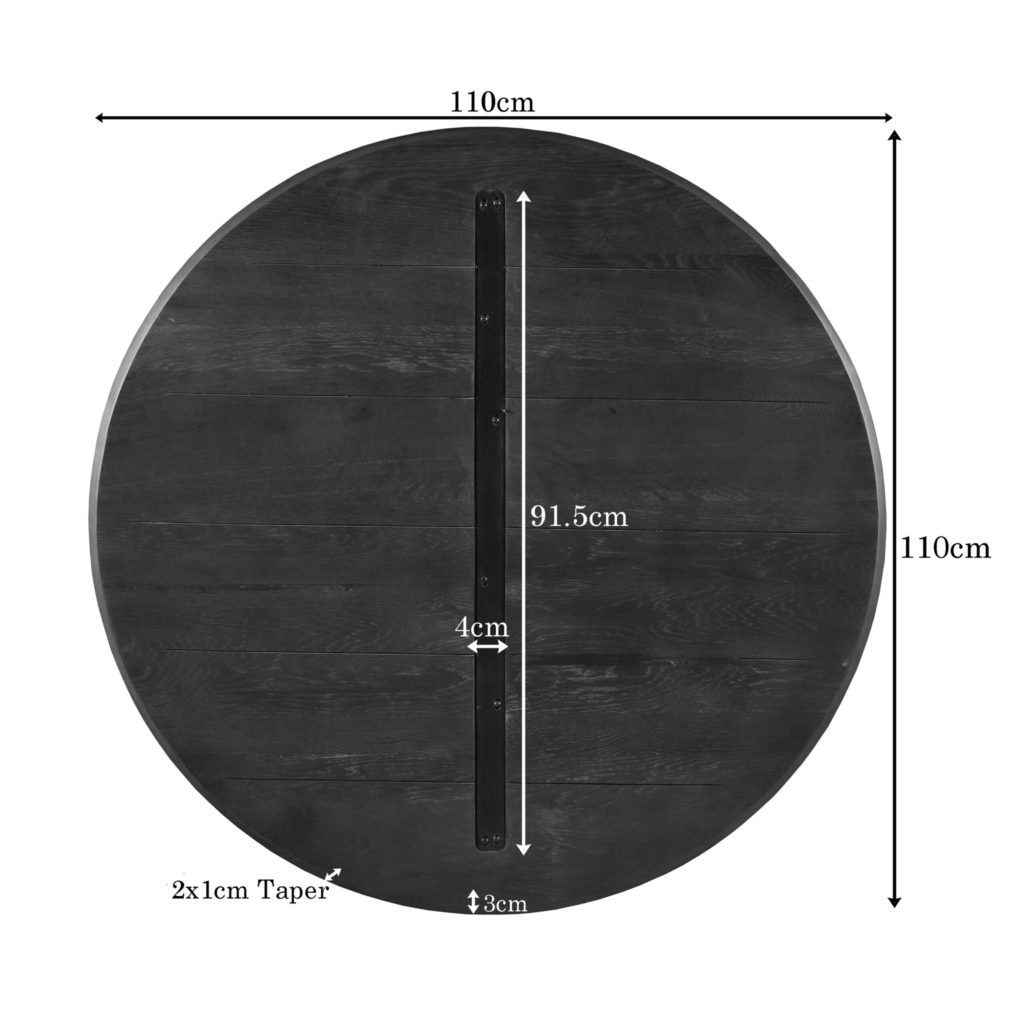 Eiken blad Ferris 110 cm bruin - Afbeelding 4