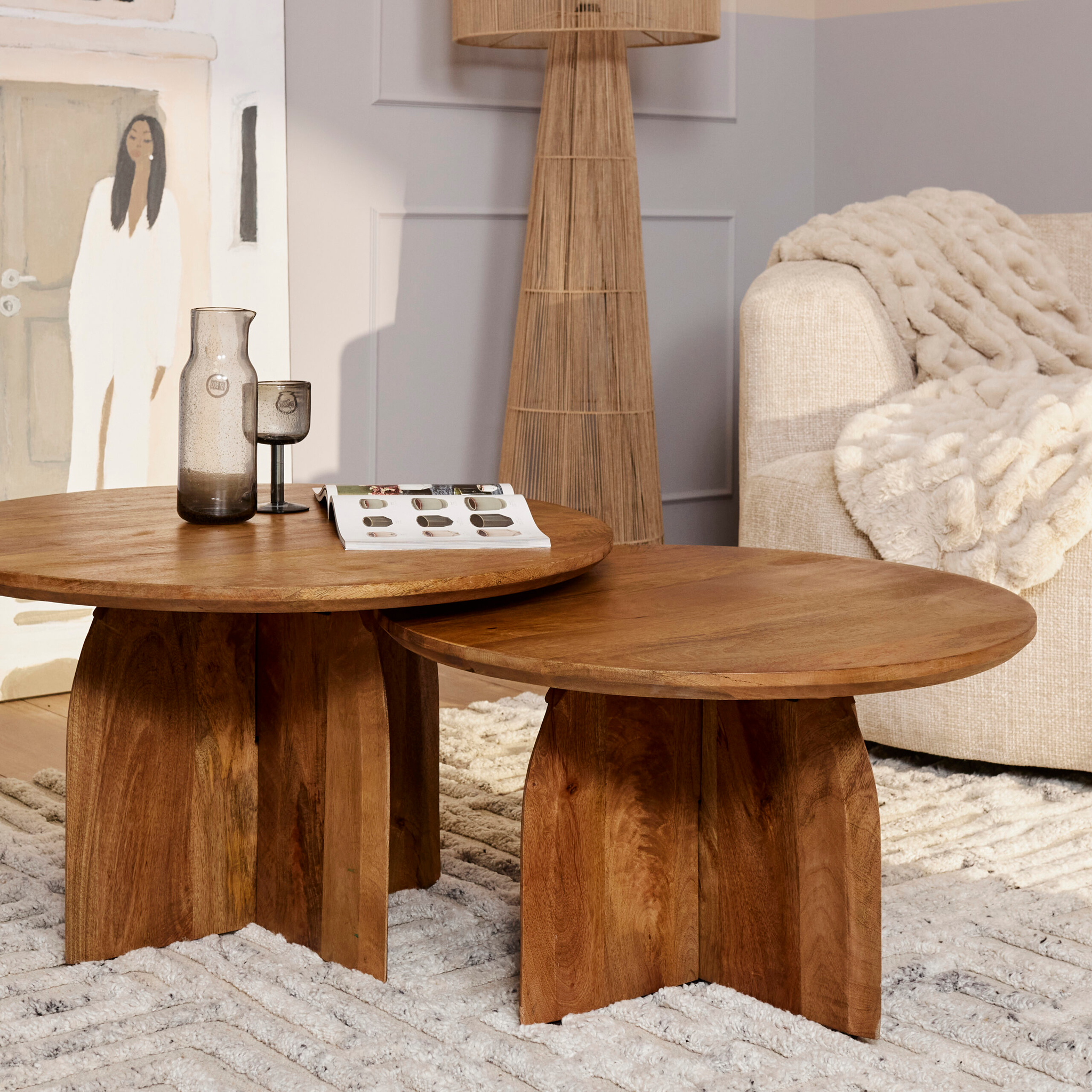 Het Steigerhouthuis Salontafel Tense &VerticalLine; 80 cm &VerticalLine; Rond