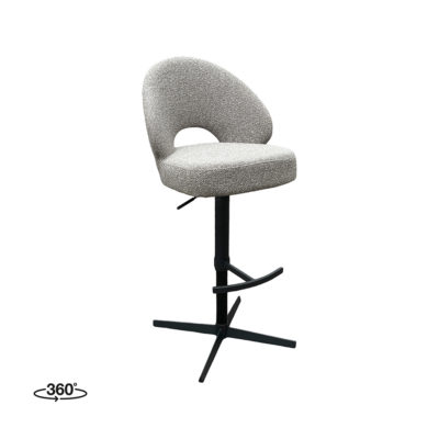 LABEL51 Barkruk Saint Tropez - Mushroom - Royal Boucle - Gaslift