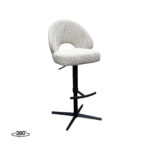 LABEL51 Barkruk Saint Tropez - Naturel - Royal Boucle - Gaslift