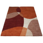Vloerkleed Abstract Terra/Bruin - 230 x 330 cm