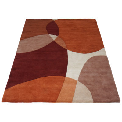 Vloerkleed Abstract Terra/Bruin - 160 x 230 cm