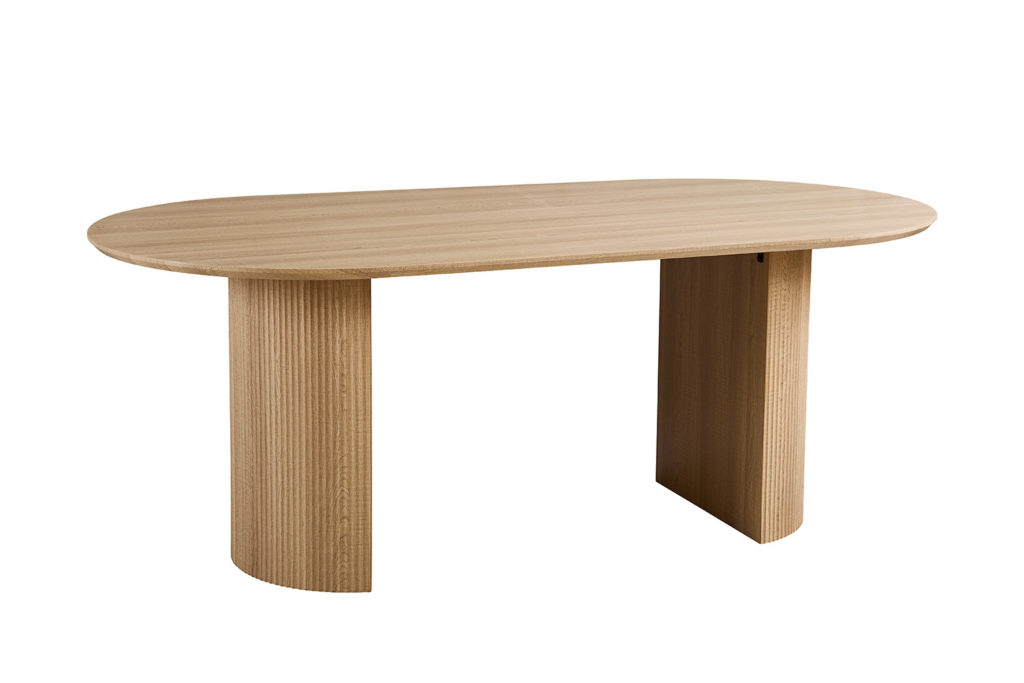 Tafel 'Lagos' 200 cm Ovaal Decor Eik Naturel - Afbeelding 4