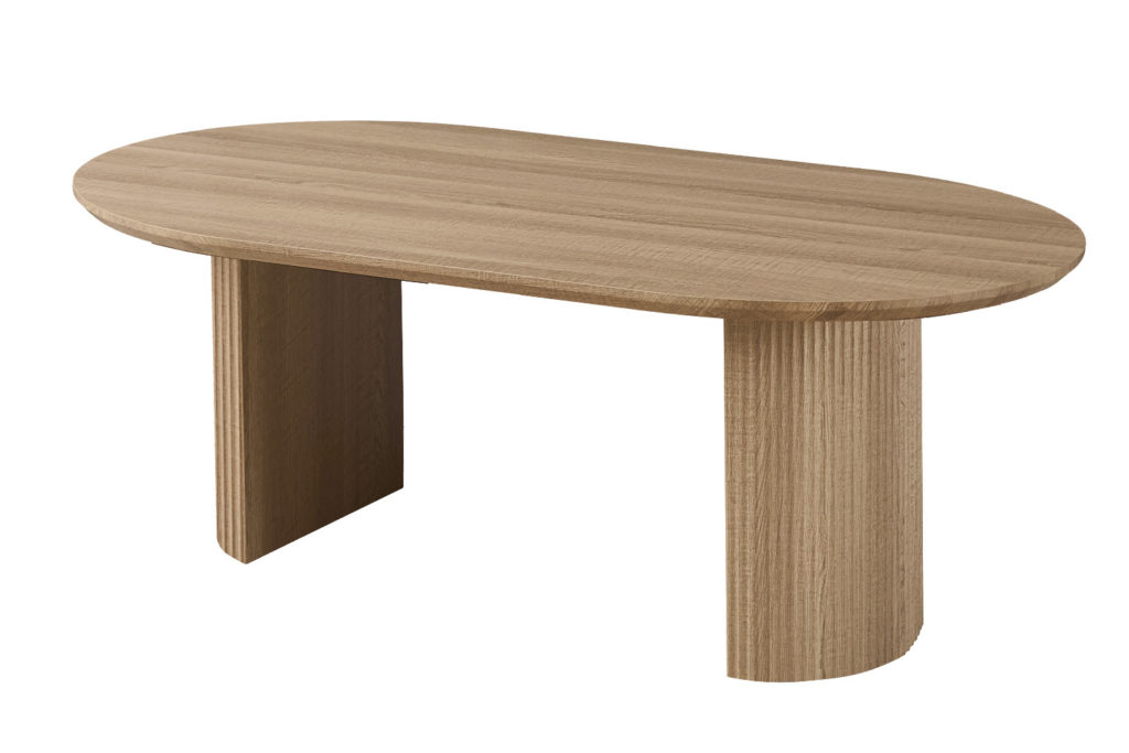 Tafel 'Lagos' 220 cm ovaal decor eik naturel - Afbeelding 3