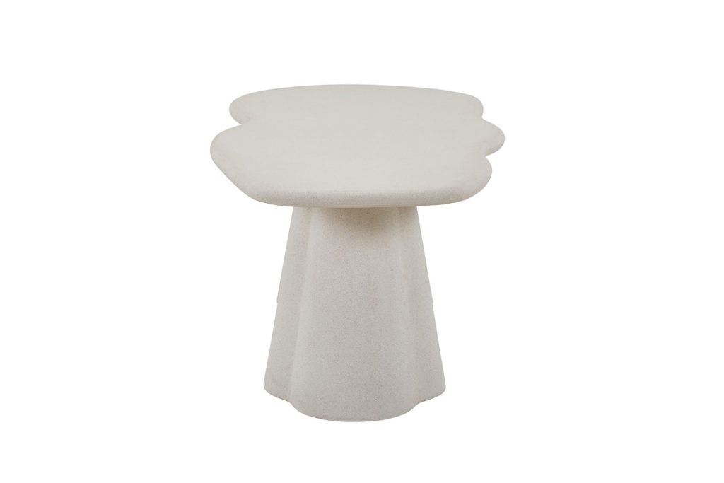 Tafel 'Faro' 220 cm organisch cement - Afbeelding 7