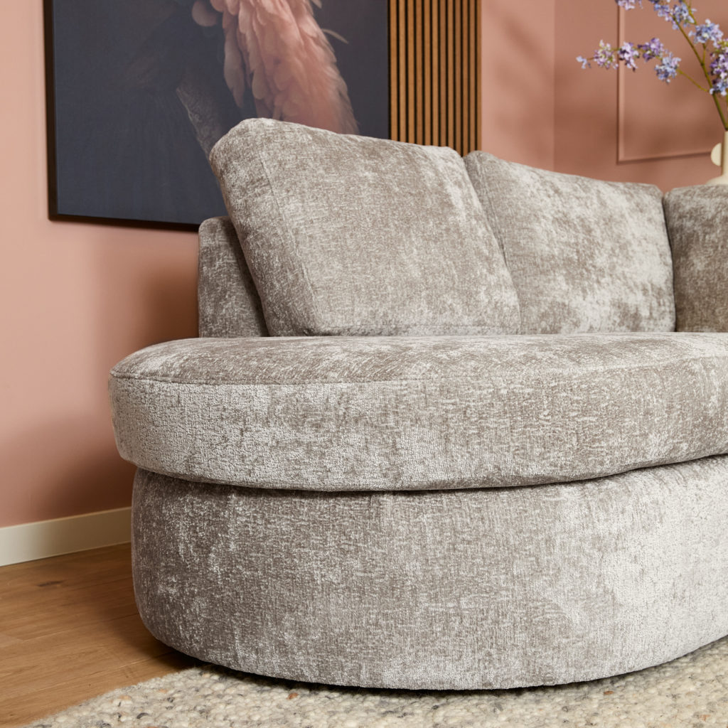 MijnSofa Alma | Divan Links + 2,5 zits | Beige - Afbeelding 2