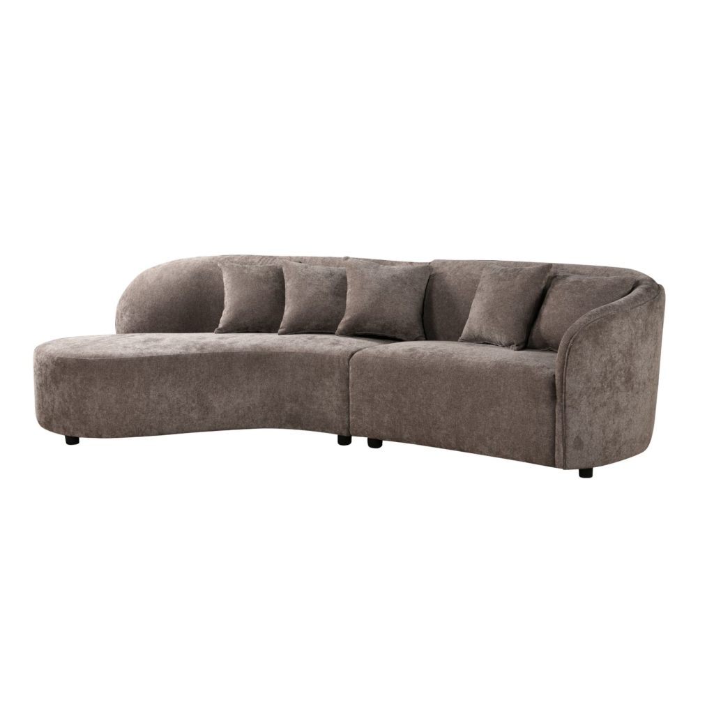 MySofa Novi Hoekbank Grijs Lounge L + 3-zits - Afbeelding 3