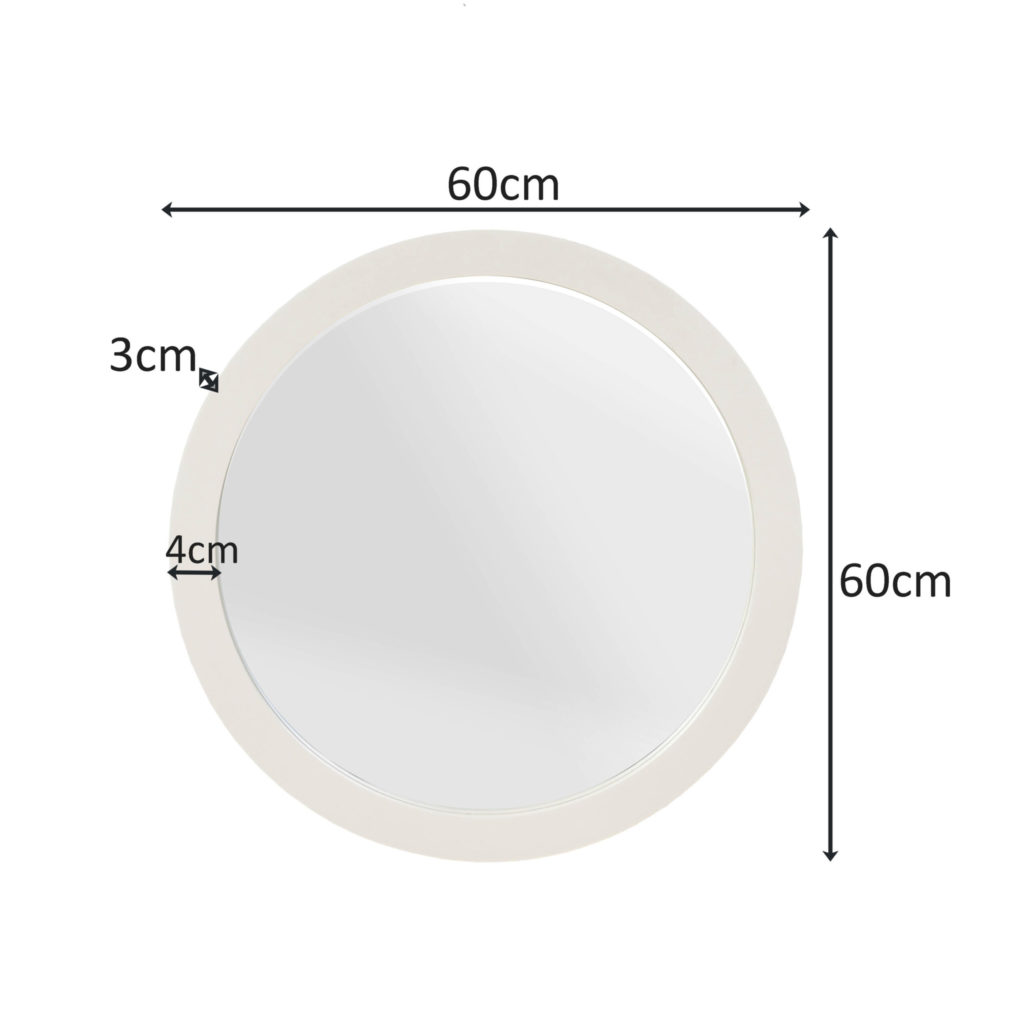 Spiegel Dide | 60 cm | Zand - Afbeelding 4