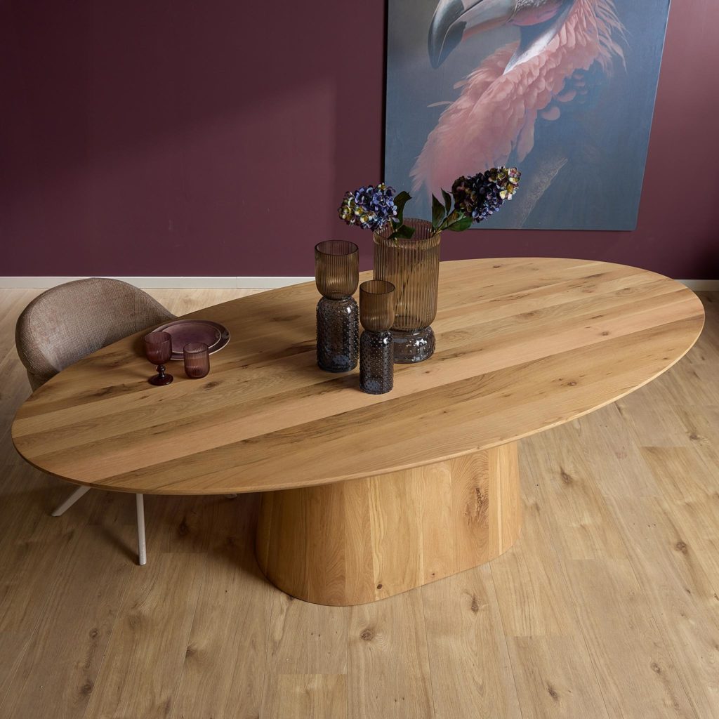 Eettafel Riga | 210 cm | Naturel Eiken - Afbeelding 2