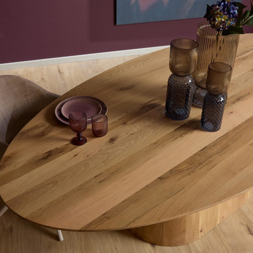 Eettafel Riga | 240 cm | Naturel Eiken - Afbeelding 4